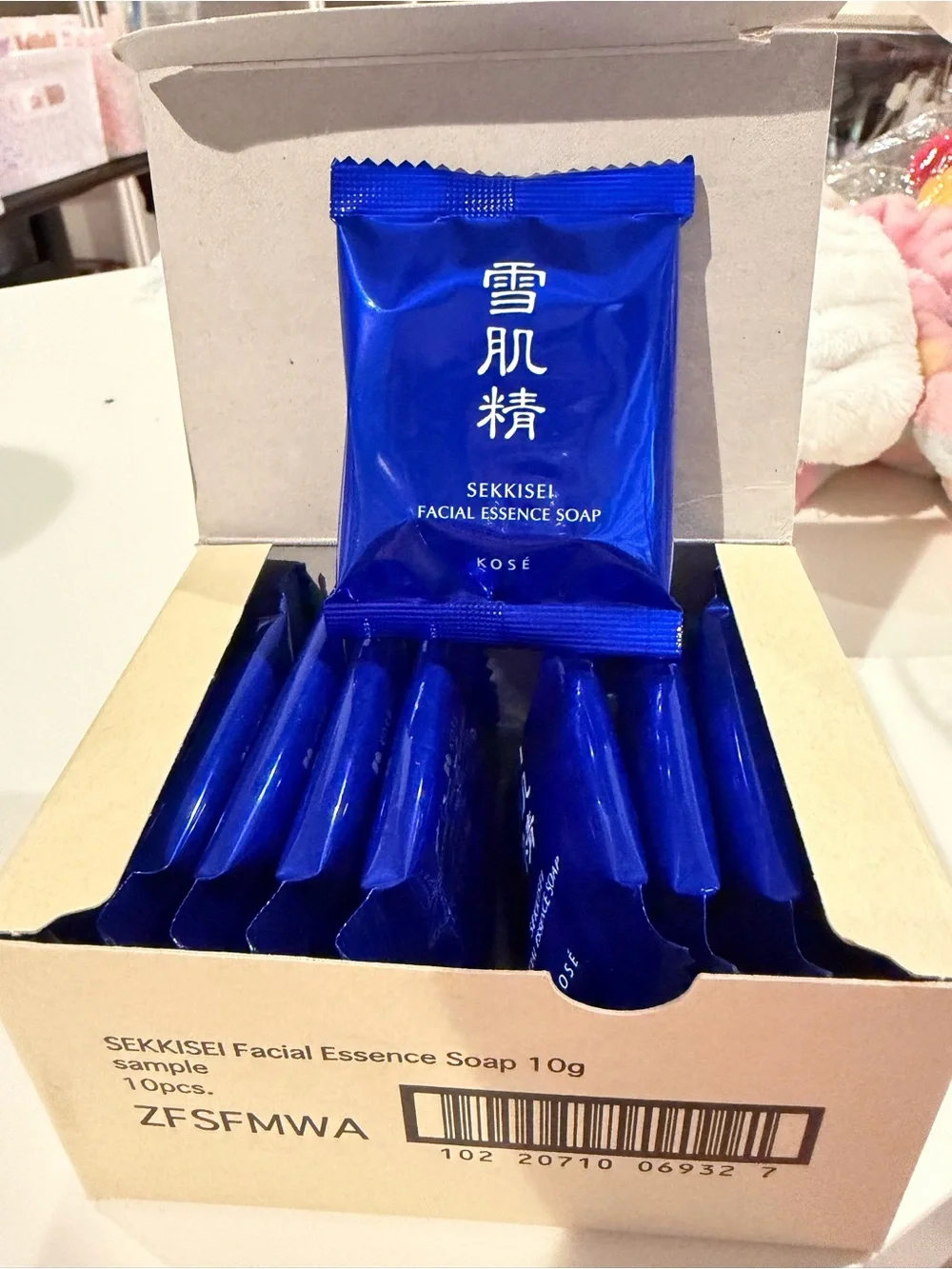 10 KOSE SEKKISEI individual face bar cleansers. Bundle
